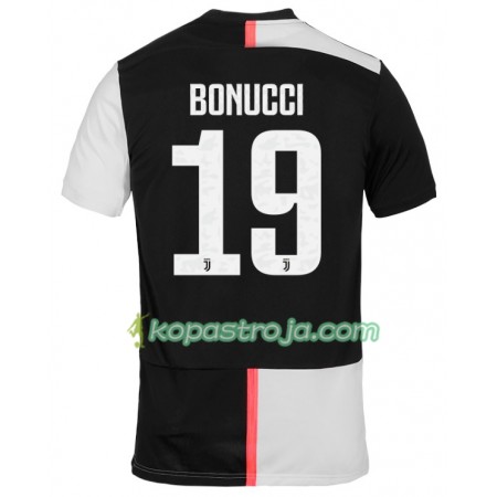 Billiga Fotbollströjor Juventus Bonucci 19 Hemma tröja 2019/20 Kortärmad